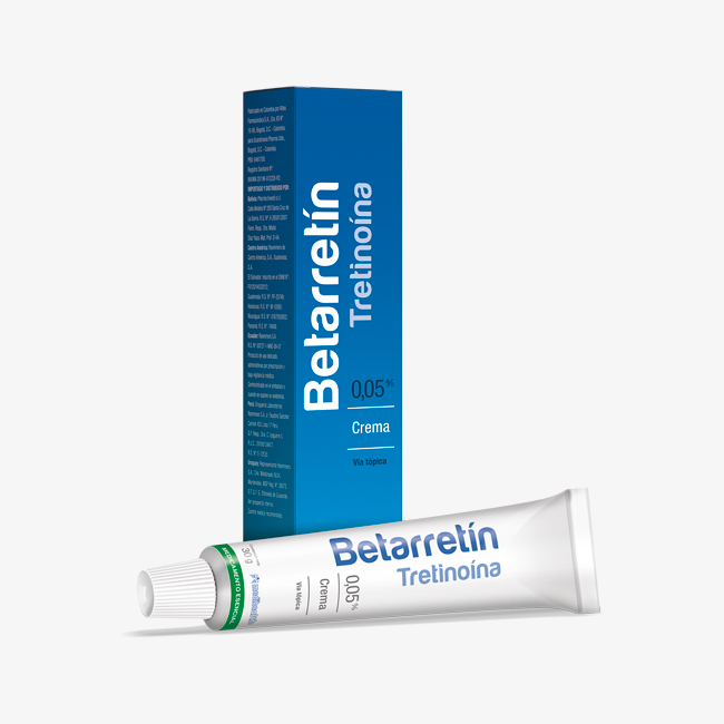 Betarretín 0.05% Crema 30g Tratamiento Despigmentante y Antiacné de Alta Potencia
