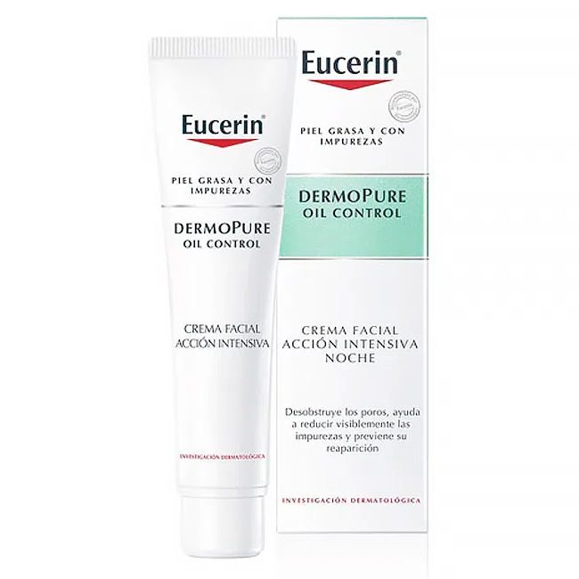 Eucerin Dermopure Oil Control crema facial acción intesiva noche 40ml