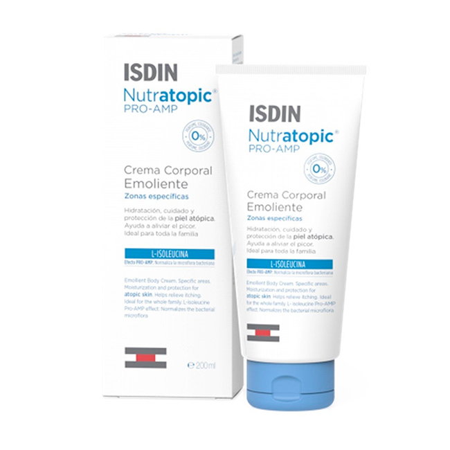 Crema Corporal Emoliente ISDIN Nutratopic PRO-AMP 200ml