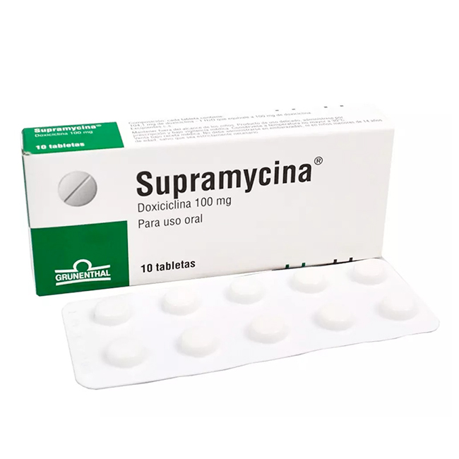 Supramycina Doxiciclina 100mg Antibiótico