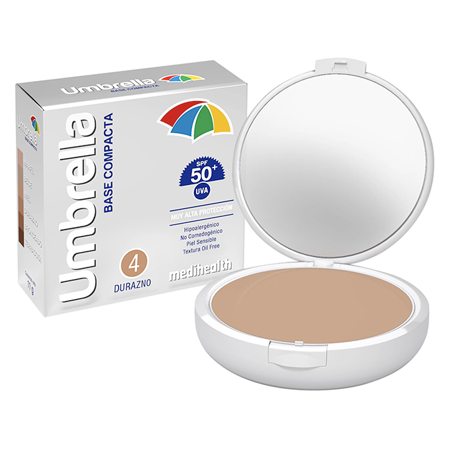 Umbrella base compacta N4 Durazno SPF50+ 11g