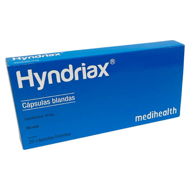 Hyndriax Isotretinoina 10mg Tratamiento para formas graves de Acné