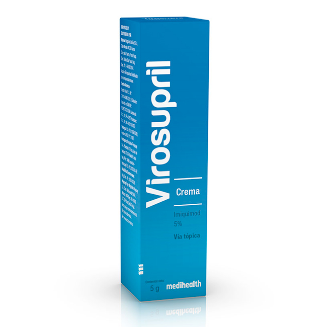 Virosupril Crema 5g Imiquimod 5% Tratamiento Verrugas Genitales