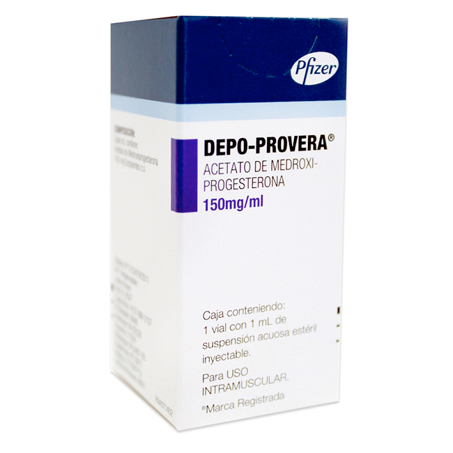 Depo-Provera 150mg/ml Suspensión Inyectable Anticonceptivo de Larga Duración