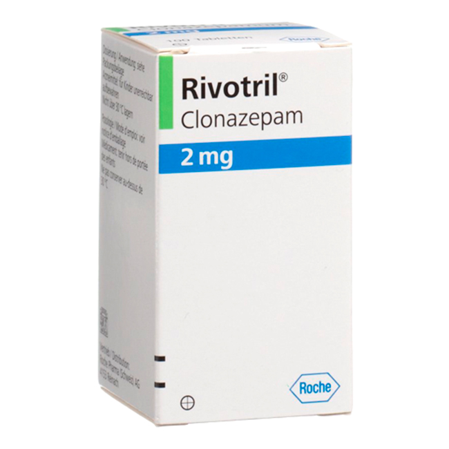 Rivotril Clonazepam 2mg Tabletas