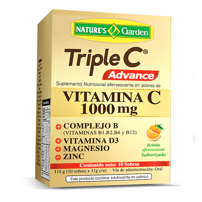 Triple C Advance Efervescente - Presentación Sobre 11g