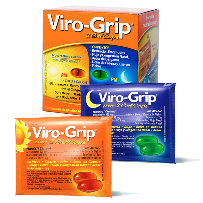 Viro-Grip Gel Caps AM/PM (Capsulas de Gel)