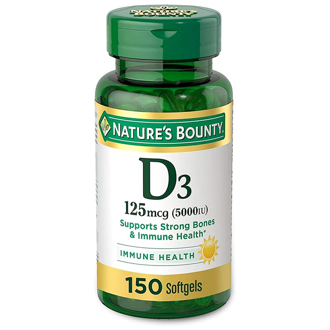 Nature's Bounty - Vitamina D3 125mcg (5,000IU)