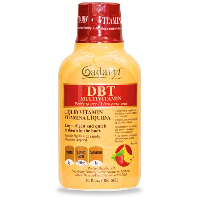Gadavyt DBT Multivitamin Vitamina Líquida 480ml