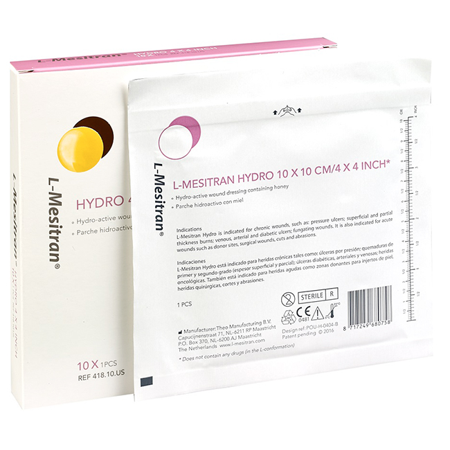 L-Mesitran Hydro 10x10cm - Almohadilla de Hidrogel de Miel