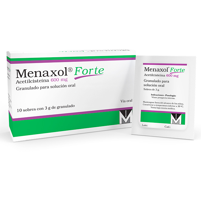 Menaxol Forte Acetilcisteína 600mg