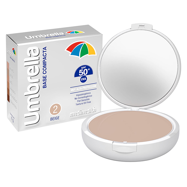 Umbrella base compacta N2 Beige SPF50+ 11g