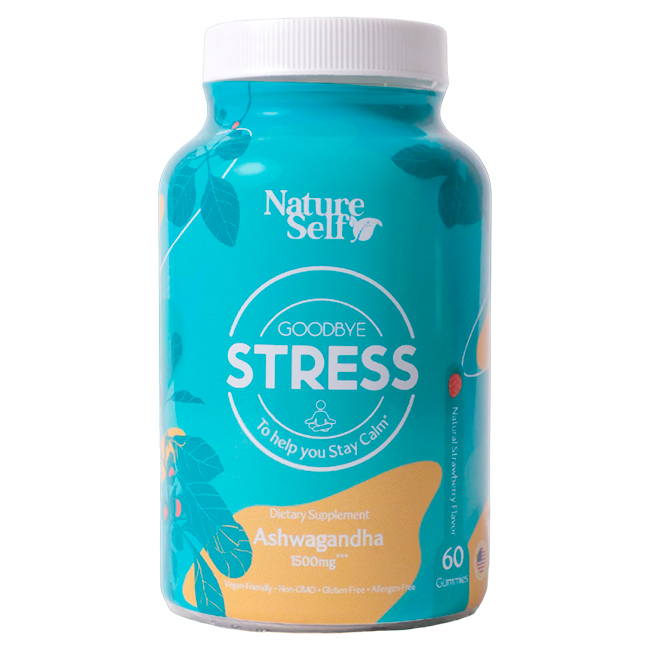 Goodbye Stress NatureSelf – Gomitas de Ashwagandha para Alivio del Estrés