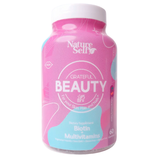Grateful Beauty NatureSelf - Gomitas para cabello, piel y uñas (Biotin y Multivitaminas)
