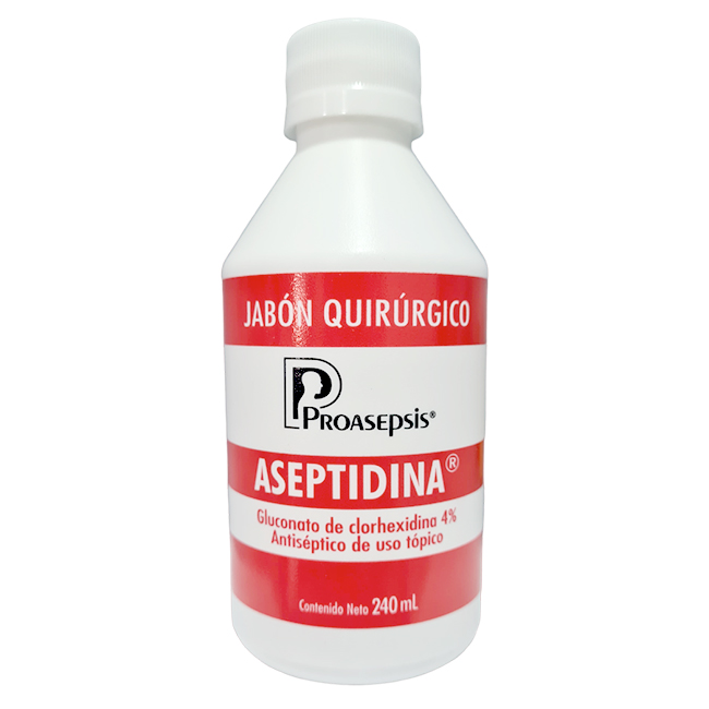 ASEPTIDINA - Jabón Quirúrgico Clorhexidina 240ml