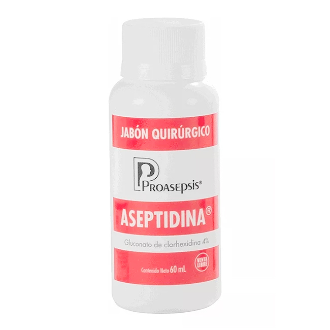 ASEPTIDINA - Jabón Quirúrgico Clorhexidina 60ml