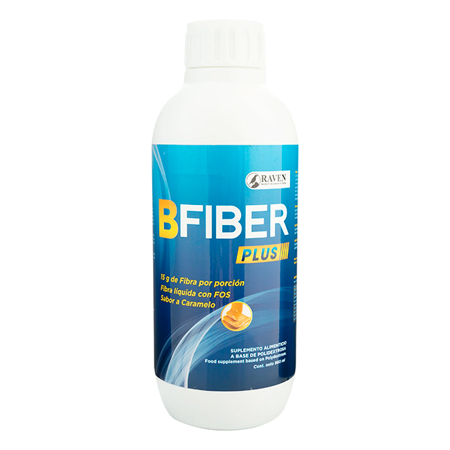 B-Fiber Plus - Fibra Líquida Sabor Caramelo 480ml