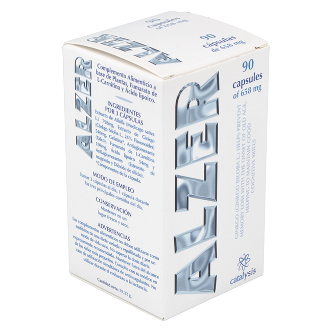 Alzer 658mg Complemento alimenticio 100% natural