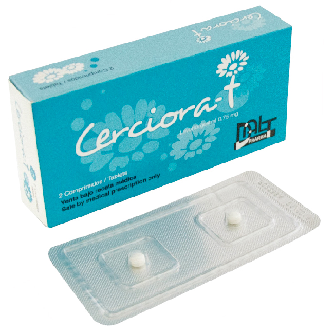 Cerciora-T | Pastilla del Día Después 0.75mg