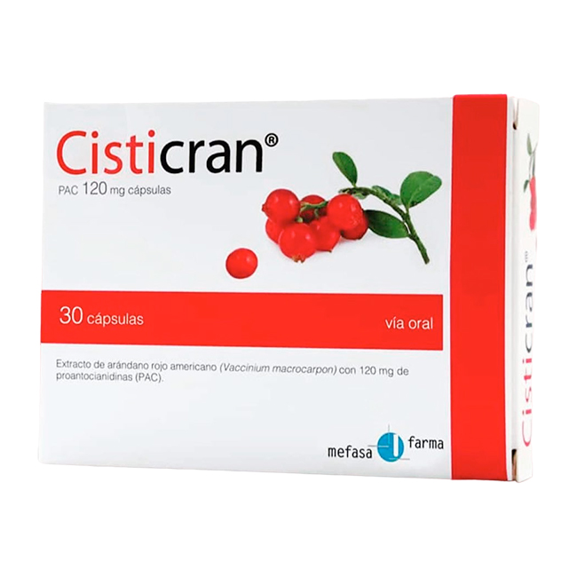 Cisticran 120mg Prevención Tratamiento Cistitis
