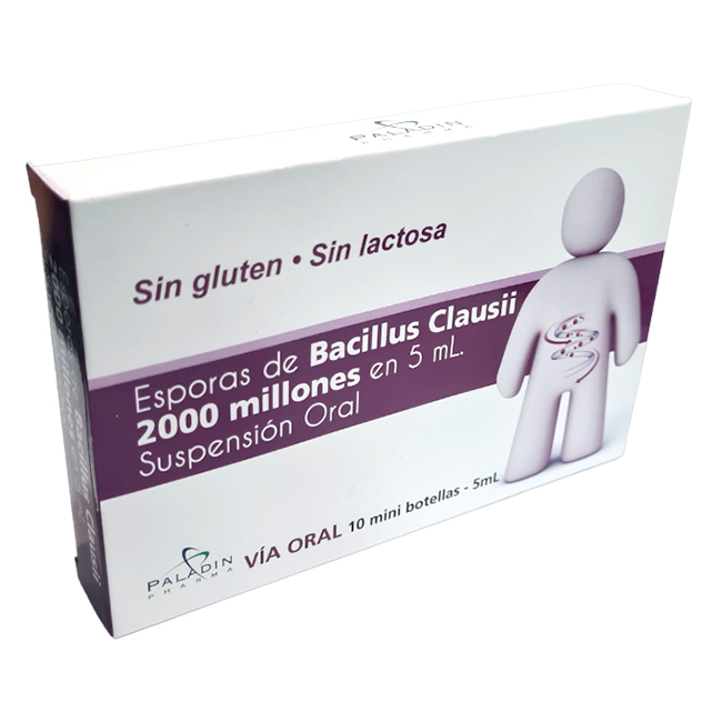 Esporas de Bacillus Clausii 5ml - Paladin Pharma