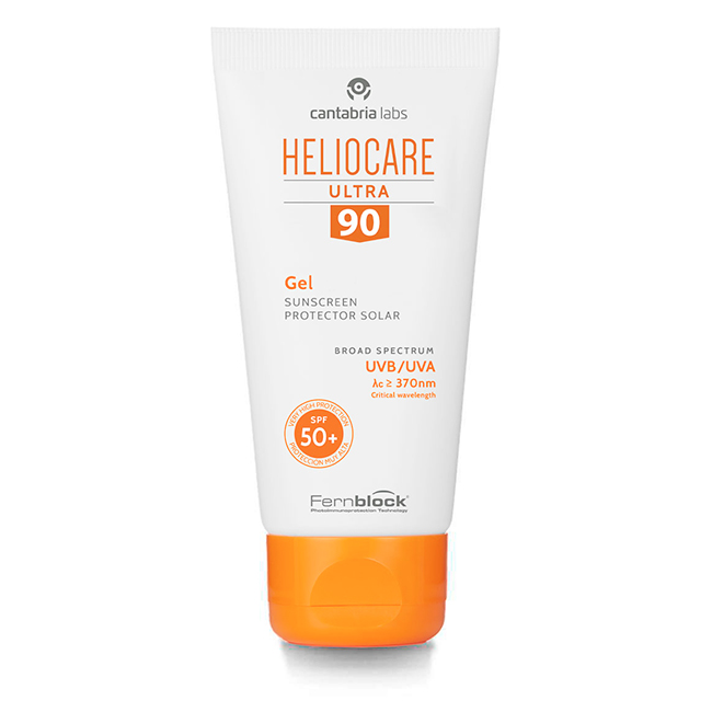 Heliocare Ultra 90 Gel SPF 50+ Protector Solar Ligero para Piel Mixta y Grasa