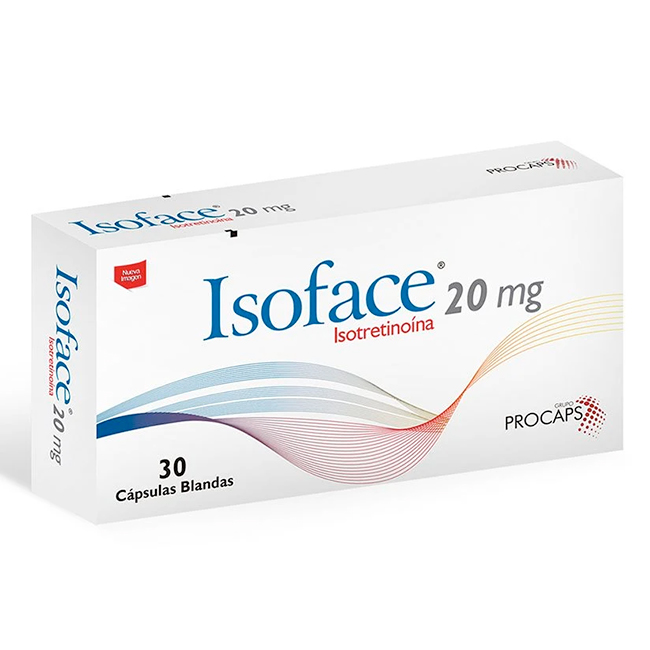Isoface 20mg Tratamiento para formas graves de Acné