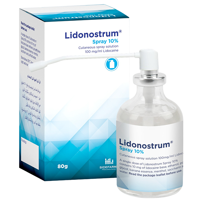 Lidonostrum Bomba-Spray 10% Lidocaína 100 mg/ml