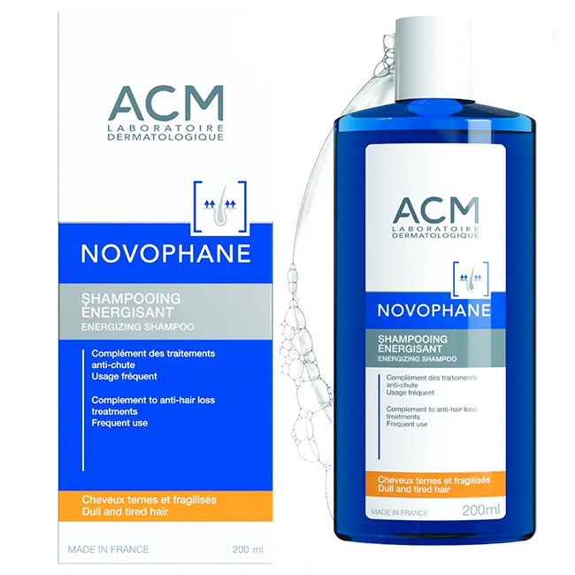 ACM Novophane Champú Anticaída Fortalece el Cabello y Estimula el Crecimiento (200ml)