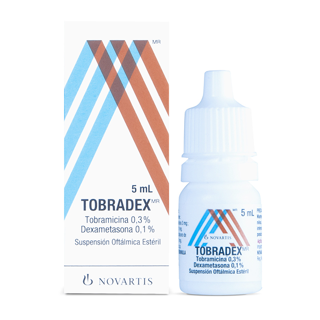 TobraDex Tobramicina Dexametasona - Oftálmico en Gotas 5ml