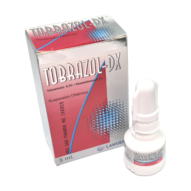 Tobrazol-DX Gotas Oftálmicas 5ml (Inflamación e Infección)