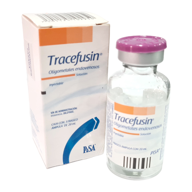 Tracefusin Frasco 20ml (Oligometales Endovenosos)