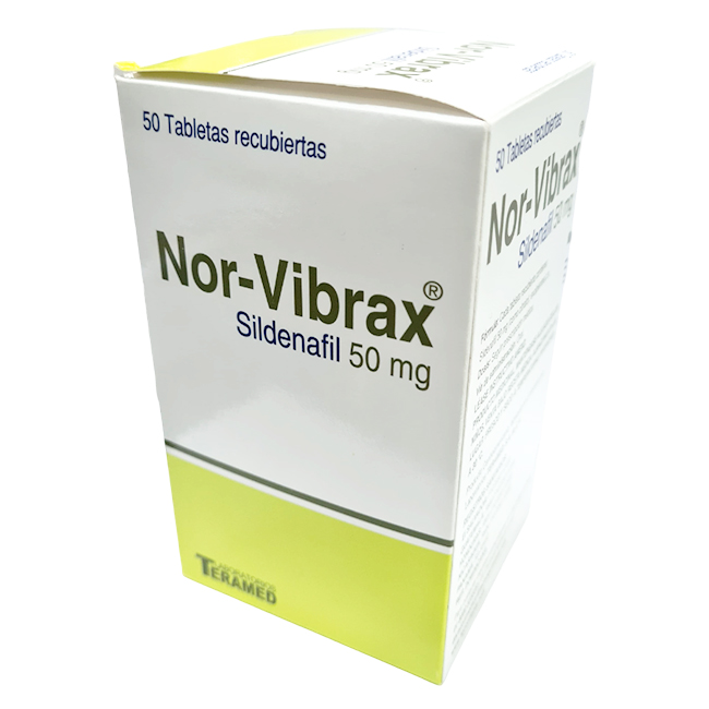 Norvibrax Sildenafil 50 mg Tratamiento Disfunción Eréctil