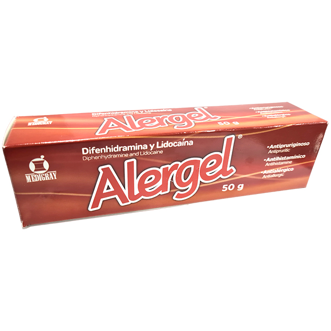 Alergel 50g Difenhidramina Lidocaína