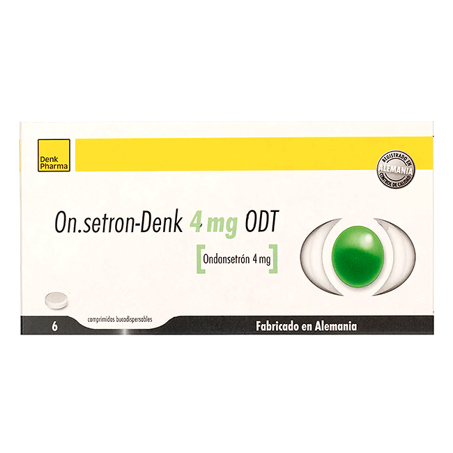 Onsetron Denk 4mg ODT Náuseas, Vómitos por Quimioterapia o Radioterapia