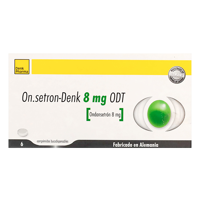 Onsetron Denk 8mg ODT Náuseas, Vómitos por Quimioterapia o Radioterapia