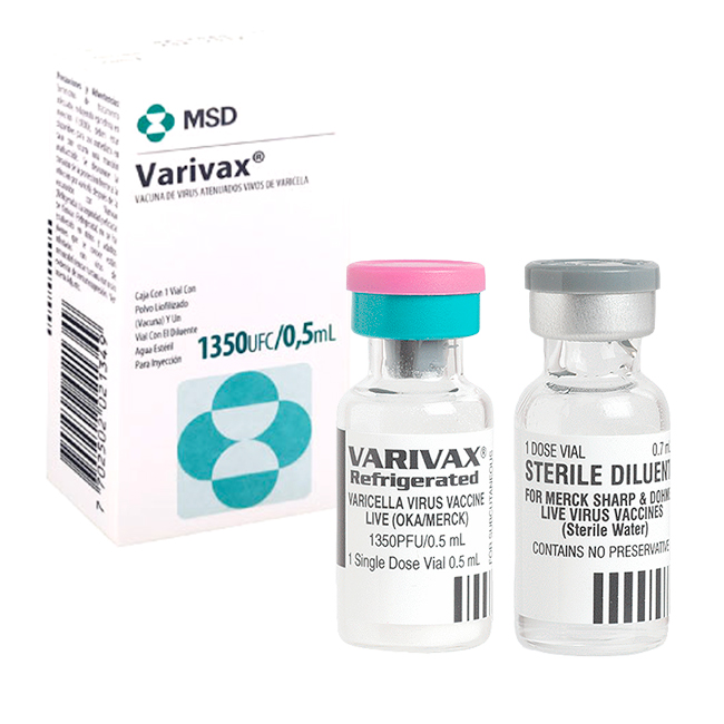 Varivax Vacuna contra la Varicela
