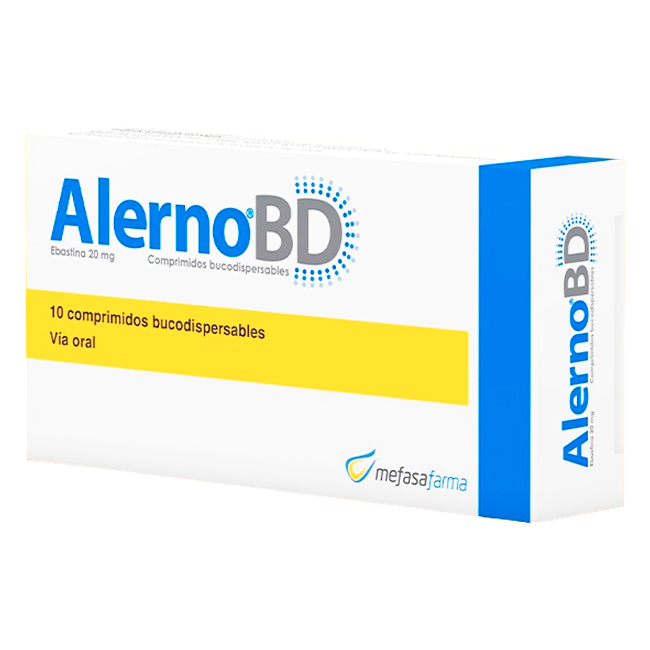 Alerno BD Ebastina 20mg Tratamiento Rinitis Alérgica
