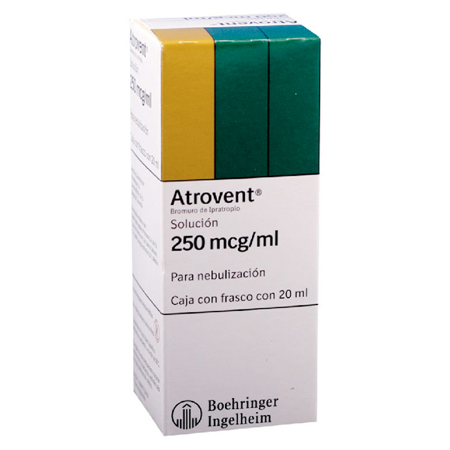 Atrovent 250mcg/ml Broncodilatador para Nebulización