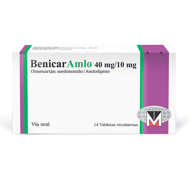 Benicar Amlo 40mg / 10mg Hipertensión Arterial