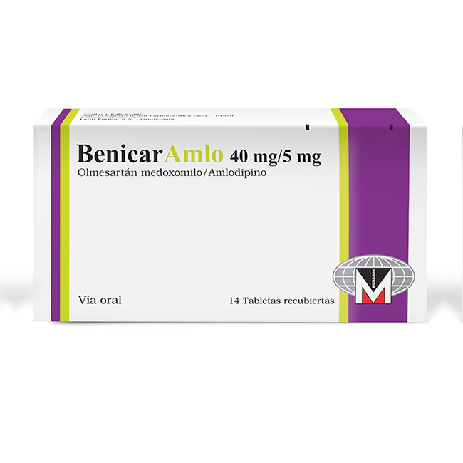 Benicar Amlo 40mg / 5mg Hipertensión Arterial