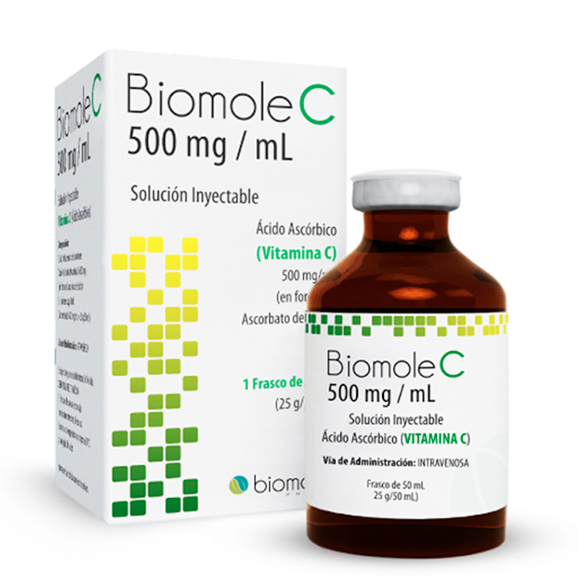 Biomole C 500mg/ml - Vitamina C (Vía Intravenosa)