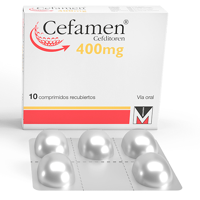 Cefamen 400mg tratamiento sinusitis, bronquitis, neumonía