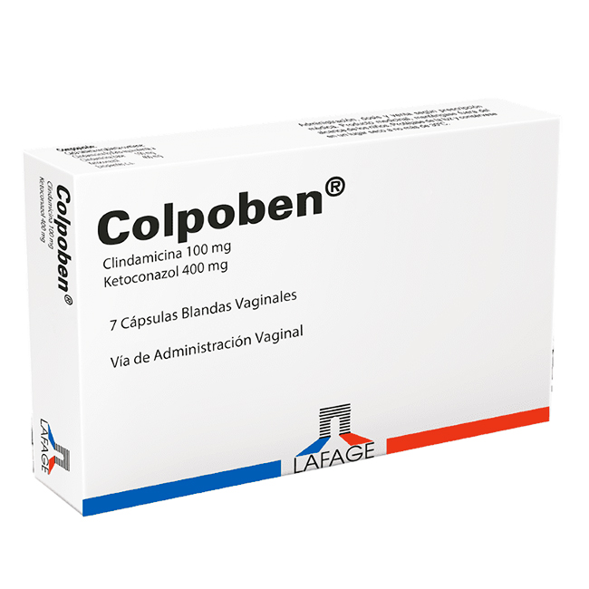 Colpoben (Cápsulas Blandas Vaginales) Antibiótico Antimicótico Vaginal