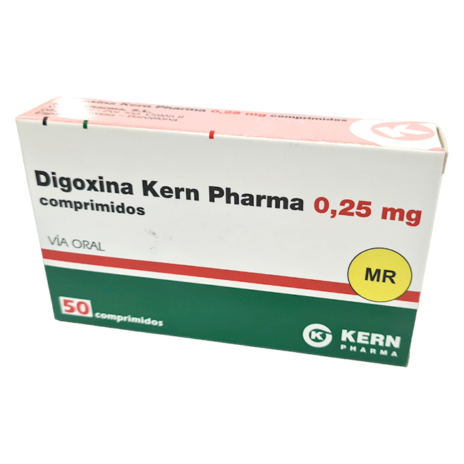 Digoxina Kern Pharma 0,25mg (Insuficiencia Cardíaca)