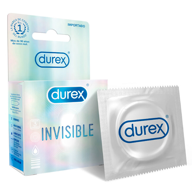 Condones Durex Invisible (Ultra Delgado)