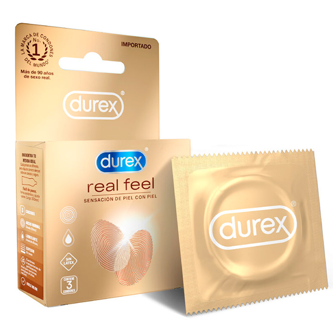 Condones Durex Real Feel (Sin Látex)