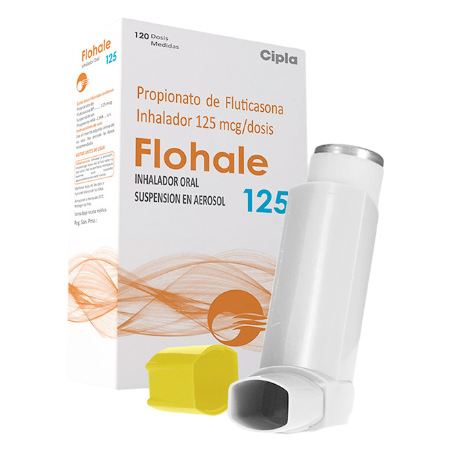 Flohale 125 Inhalador Oral 125mcg/dosis