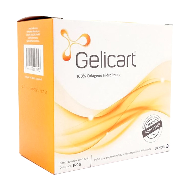 Gelicart 100% Colágeno Hidrolizado Sobre 10g