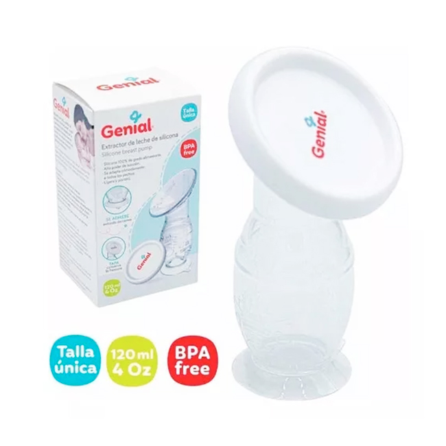 Recolector de Leche Silicona Genial 